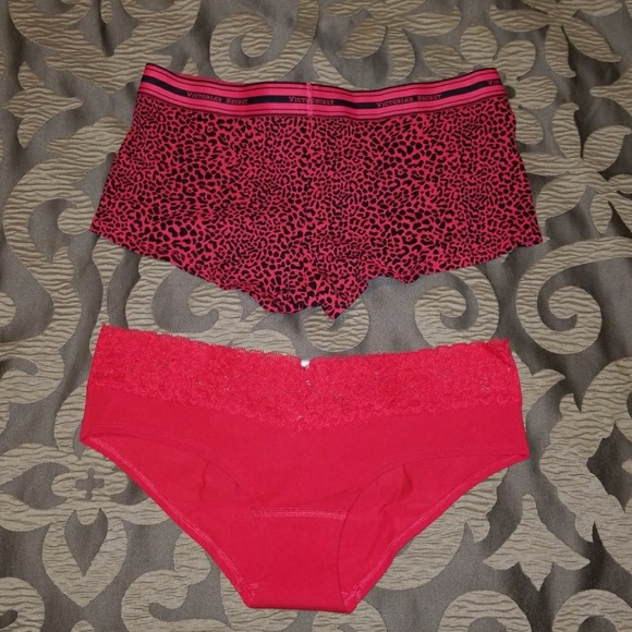 New! Victoria's Secret Cheetah Boy Shorts Large - Picture 2 of 2